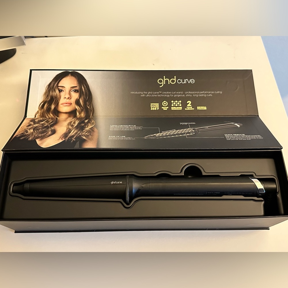 NEW GHD CREATIVE CURL TAPERED CURLING WAND